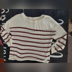 Mine Too striped Knit Sweater‎ 3XL